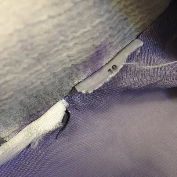 Chiffon Floral Watercolour Short Sleeve Button Up Pintuck Shirt - Picture 9 of 16